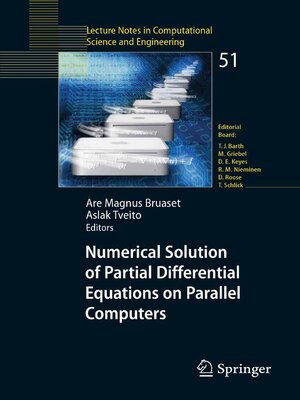 cover image of Numerical Solution of Partial Differential Equations on Parallel Computers
